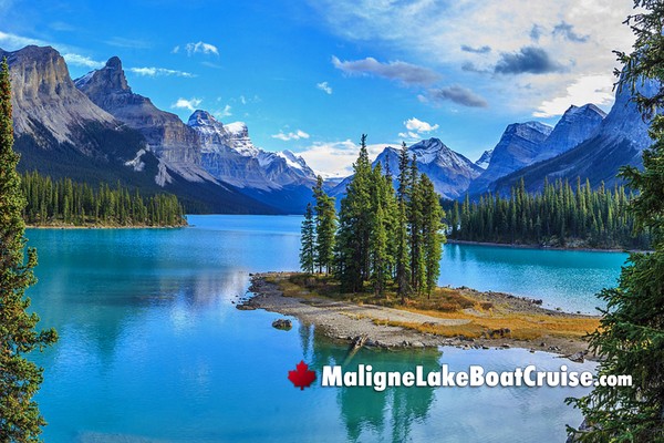 Canadian Rockies Maligne Lake Boat Cruise - Spirit Island