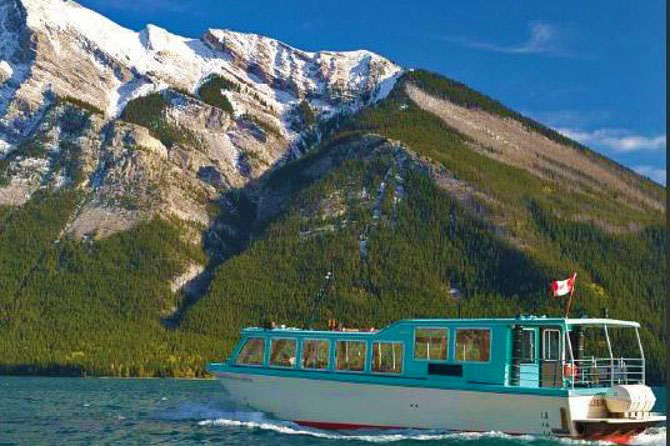 Canadian Rockies Banff Lake Minnewanka Boat Cruise