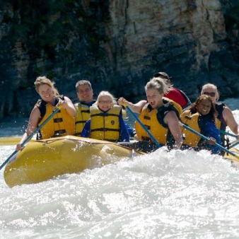 Jasper Rafting Athabasca Canyon Run